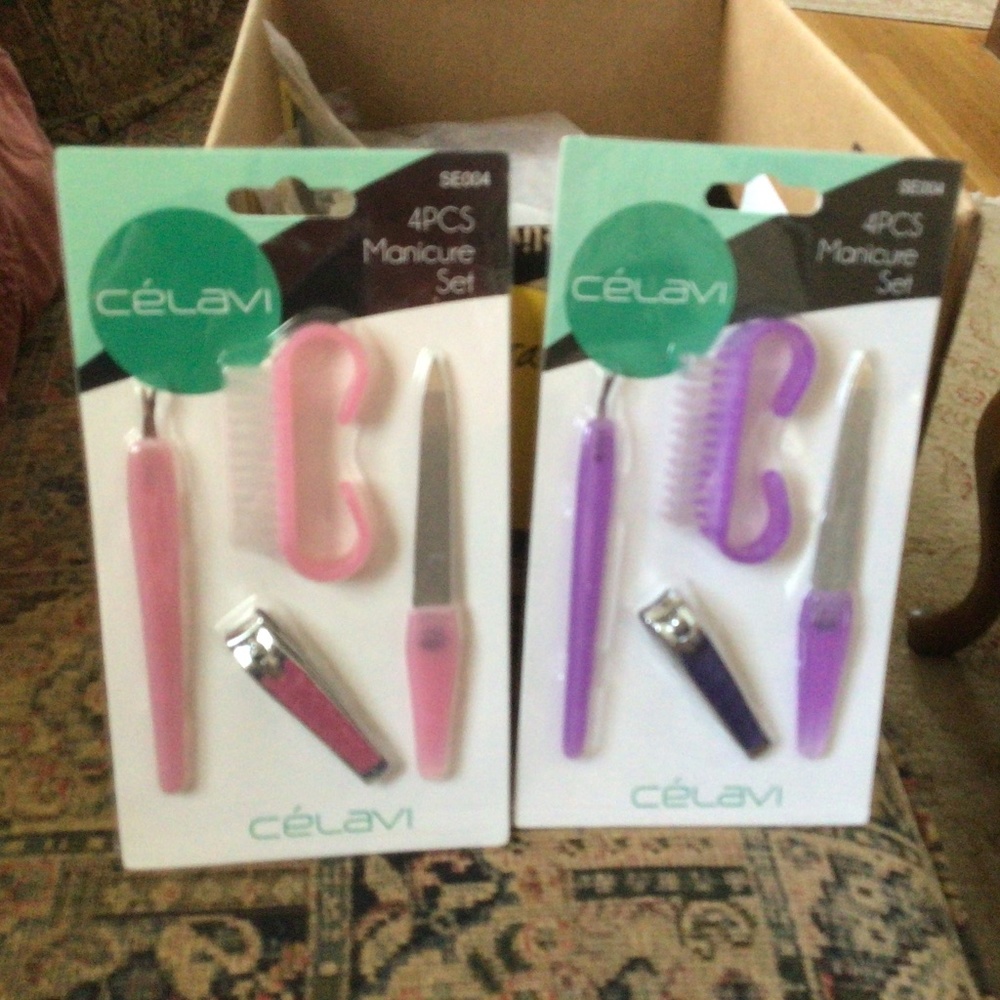 HP💝1- 4pack manicure tools you choose pink or purple - Picture 6 of 6